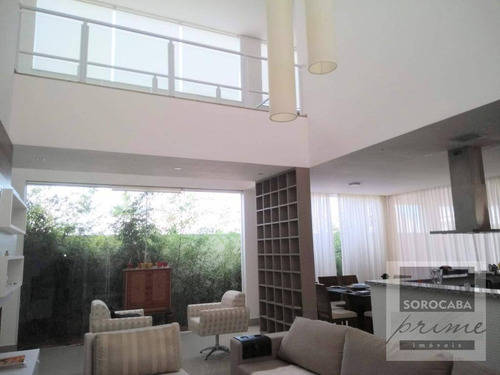 Imagem 10 de 30 de Sobrado Com 3 Dormitórios, 371 M² - Venda Por R$ 2.000.000,00 Ou Aluguel Por R$ 13.000,00/mês - Condomínio Residencial Giverny - Sorocaba/sp - So0110