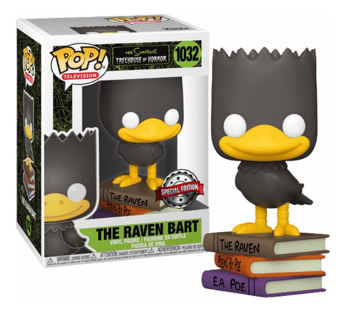 Funko Pop The Simpsons The Raven Bart #1032 Exclusive