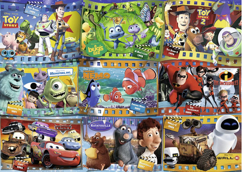 Rompecabezas Ravensburger Disney Pixar: Películas Di