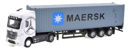I Remolque Con Camión Portacontenedores Modelo 1:36