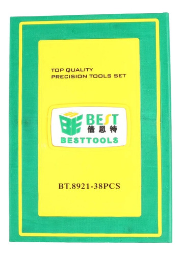 Set Juego Destornilladores Celulares Torx Precisión 38 Piezas Vt-power Bst 8921