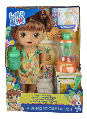 Boneca Baby Alive Misturinha Sabor Tropical Morena E6944