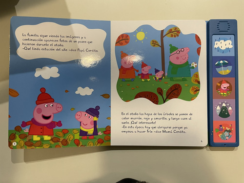 Peppa Pig - Libro Con Sonidos - Las Estaciones