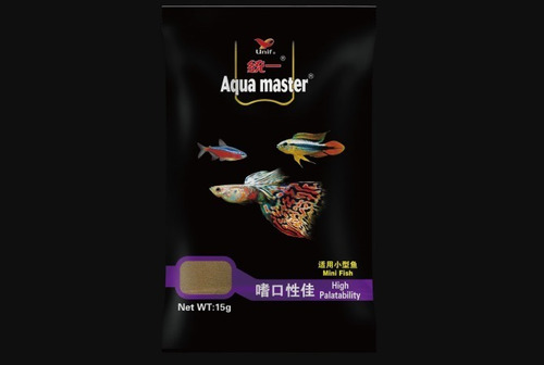 Alimento Peces Pequeños Aquamaster Minifish 15g - Premium 