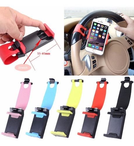 Soporte Universal Con Clip Para Volante De Coche, Soporte Gp