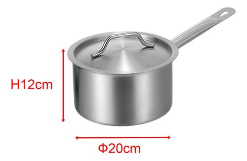 Olla De Leche Multiusos De Acero Inoxidable Para 3.7l