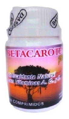 Imagen 1 de 1 de Betacaroteno Plus + Vitamina A C Y E Dasipa X 60 Comprimidos