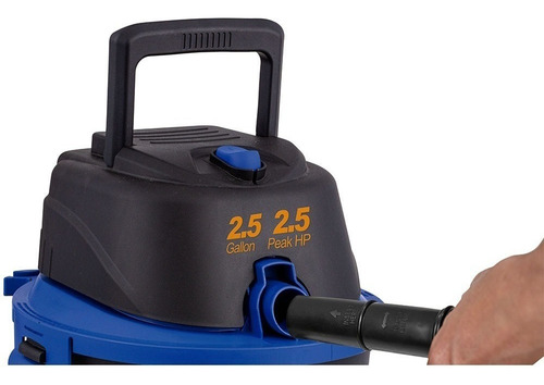 Aspiradora Multiusos Koblenz Wd-2.5 2.5 Gal Negra Y Azul 120 Negro/azul