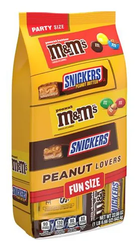 Chocolates Snickers Y M&m Fun Zice Con Maní 642g