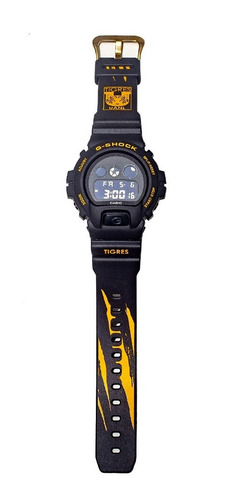 Imagen 2 de 9 de Reloj Casio G-shock Colab Especial Club Tigres Dw-6900ct22-1