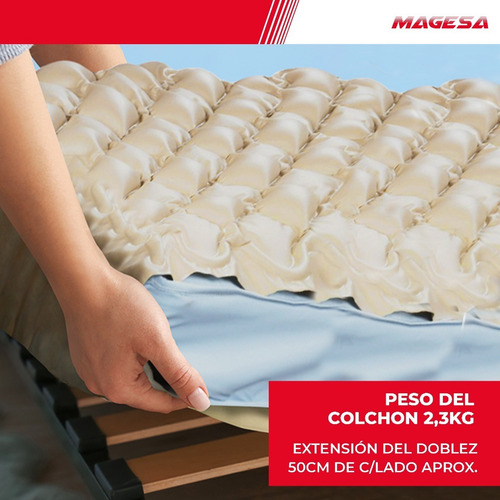 Imagen 7 de 8 de Colchón Antiescaras Con Motor Compresor Secuencial 130 Kg
