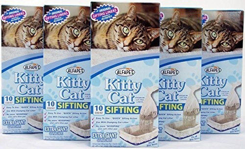 Kitty Cat Alfapet Sifting Litter Box Liners 10 Por Caja Mas