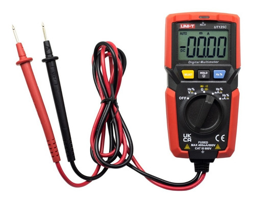 Multímetrodigital Con Capacitancia Y Frecuencia Ut125c Uni-t
