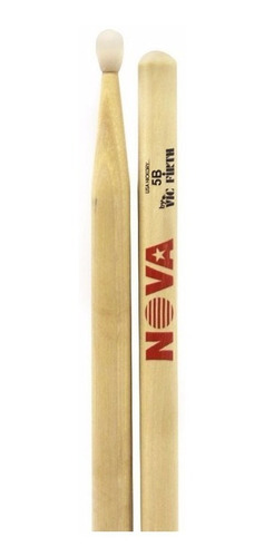 Baquetas Palillos Nova By Vic Firth 5b Punta Nylon N5bn