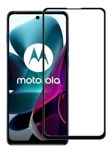 Vidrio Templado Full Cover Para Motorola Moto E30 / E40