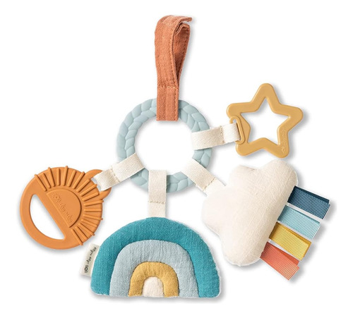 Itzy Ritzy Teething Activity Toy - Bitzy Busy Ring Presenta 