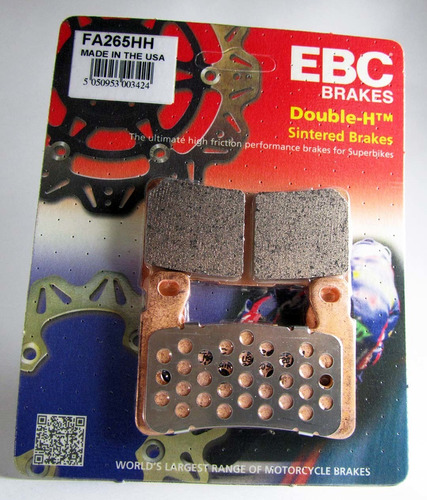 EBC FA265HH x2 Pastillas de freno para HONDA CBR 929 RR Fireblade 00-01 