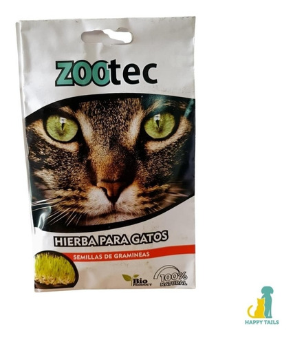 Hierba Para Gatos Semillas De Gramineas X 80g - Happy Tails