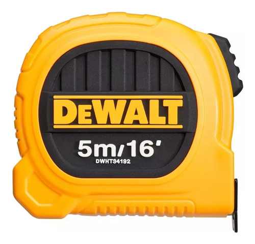 Huincha De Medir 5m/16' Diseño Compacto Dewalt Dwht34192l