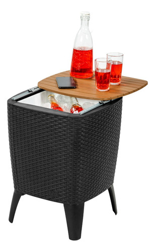 Mesa Hielera Enfriador Cooler Table Jardin Y Exteriores Mq