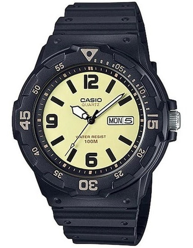 Reloj Casio Analogo Hombre Mrw-200h-5bv /relojería Violeta Color De La Correa Negro 1b