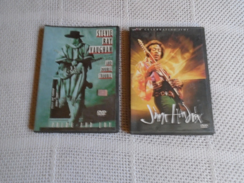  2 Dvd Video Originales . Jimi Hendrix / Stevie Ray Vaughan