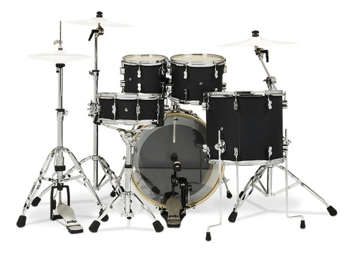 Batería Acústica Concept Maple 5 Piezas Pdcm2215wh-bk Pacifi
