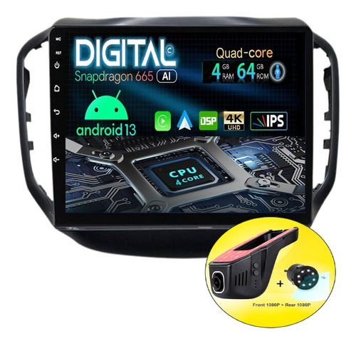 Radio Pantalla Android Cherry Tiggo 5