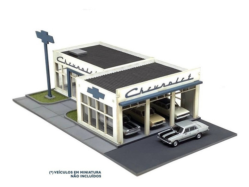 Imagem 3 de 5 de Diorama Concessionária Chevrolet Br Classics - Frete Grátis