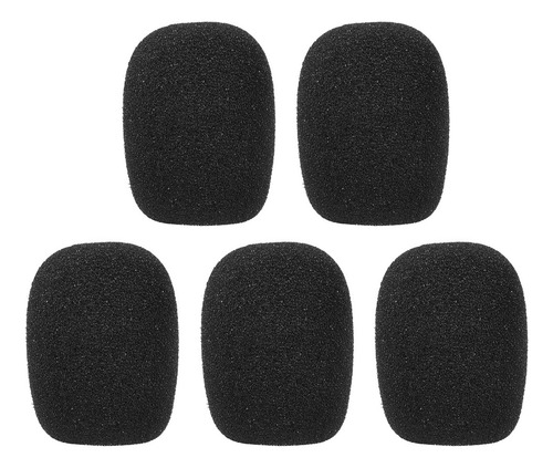 Para Pacote Com 5 Capas De Espuma Preta Para Microfone De