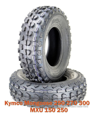 (2) 21x7-10 Kymco Mongoose 250 270 300 Mxu 150 250 Atv F Ugg