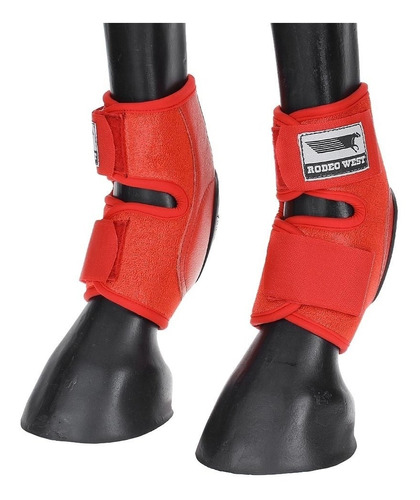 Skid Boot Baixo Para Cavalo Fabricado Em Couro E Neoprene Ve