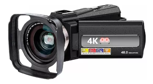  Bewinner Cámara de video digital 4K, videocámara de video de 3  pulgadas con pantalla giratoria, salida, orificio de tornillo de 1/4 de  pulgada para registro de campus de viajes familiares : Electrónica