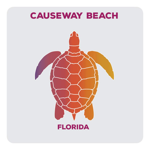 Posavaso Acrilico Recuerdo Causeway Beach Florida 8 Diseño