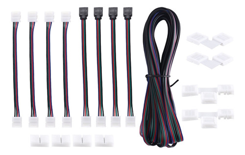 Cable De Extensión De Tira Led Rgb De 4 Pines, 16,4 Pies (5