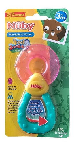 Mordillo Nuby Kool Soother Frio Masajea Y Ayuda Encias 3m+