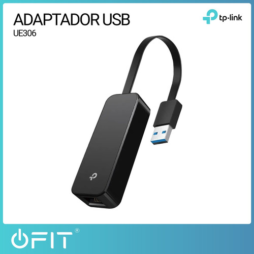 Imagen 2 de 10 de Adapatador De Red Tp-link Usb A Puerto Rj-45 Gigabit