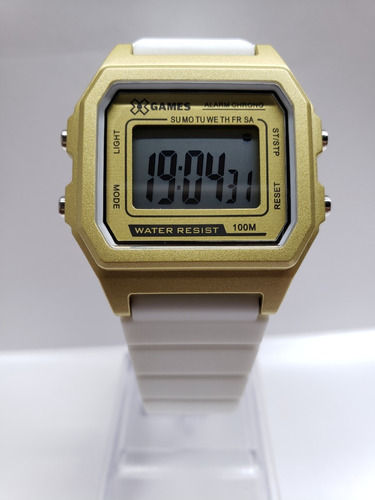 Relógio Digital Branco Xgames Original Quadrado Envio Rápido