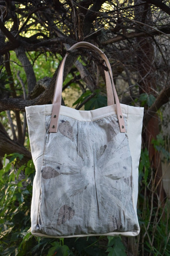 Imagen 2 de 10 de Bolsos, Carteras Ecoprint(impresión Botánica)