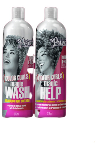  Soul Power Color Curls -kit Shampoo Y Acondicionador.l