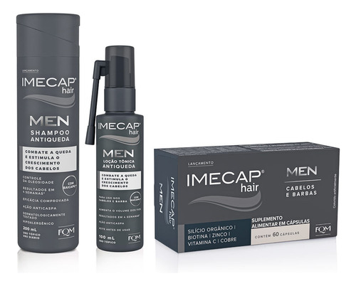 Compre Imecap Men Shampoo E Loção Ganhe 50% Cápsulas C/ 60