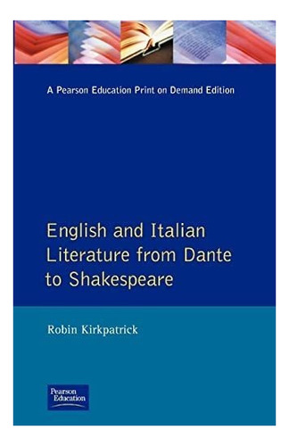 Libro: English And Italian Literature From Dante To A Study