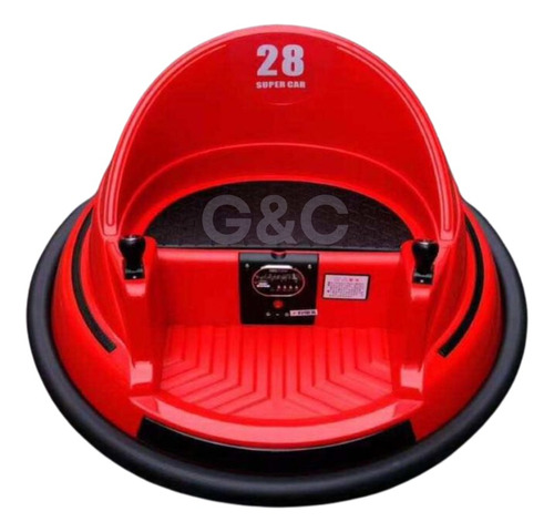 Carrito Chocon Bumper Car 6v Montable Niños Divertido Color Rojo