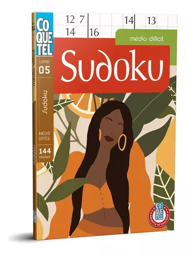 Livro Coquetel Sudoku nível médio Ed 200