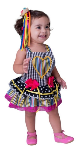 Body Romper Baby Caipira Festa Junina 