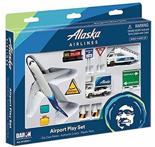 Daron Alaska Airlines Aeropuerto Juego Set