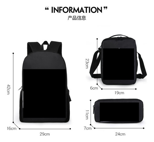 Mochila Hellokitty Cute Hello Kitty De Tres Piezas En 3d 2024