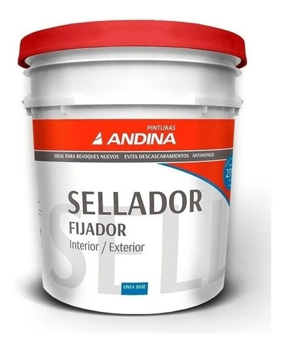 Sellador Fijador Andina X 10 Litros