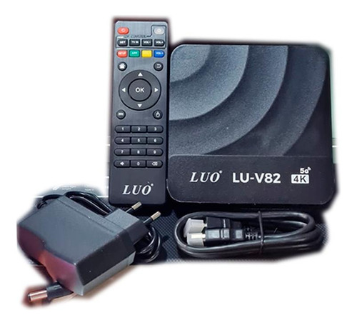 Convertidor Smart Tv Box Luo-v82 Celeste Estándar