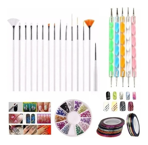 Kit De Arte En Uñas/24 Unidades